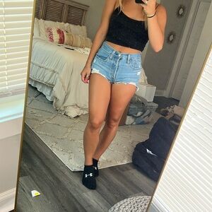 Levi 501 High Rise Women’s Denim Shorts Size 26